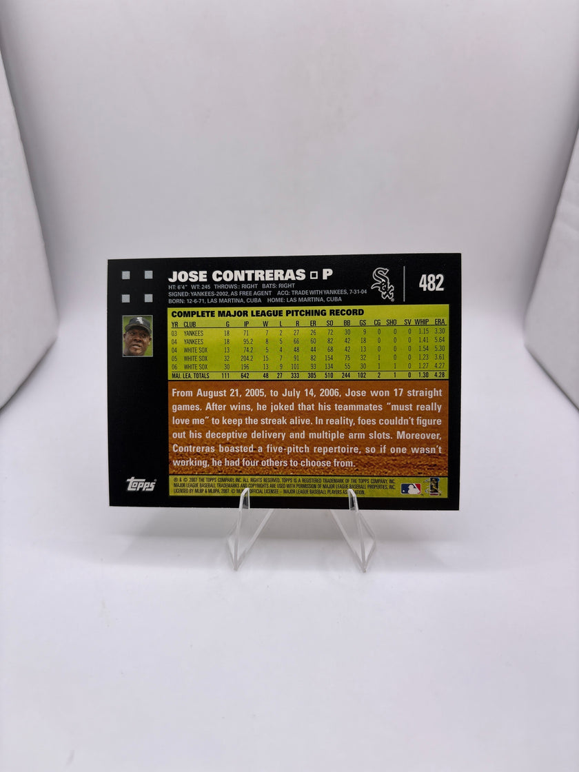 Topps Jose Contreras