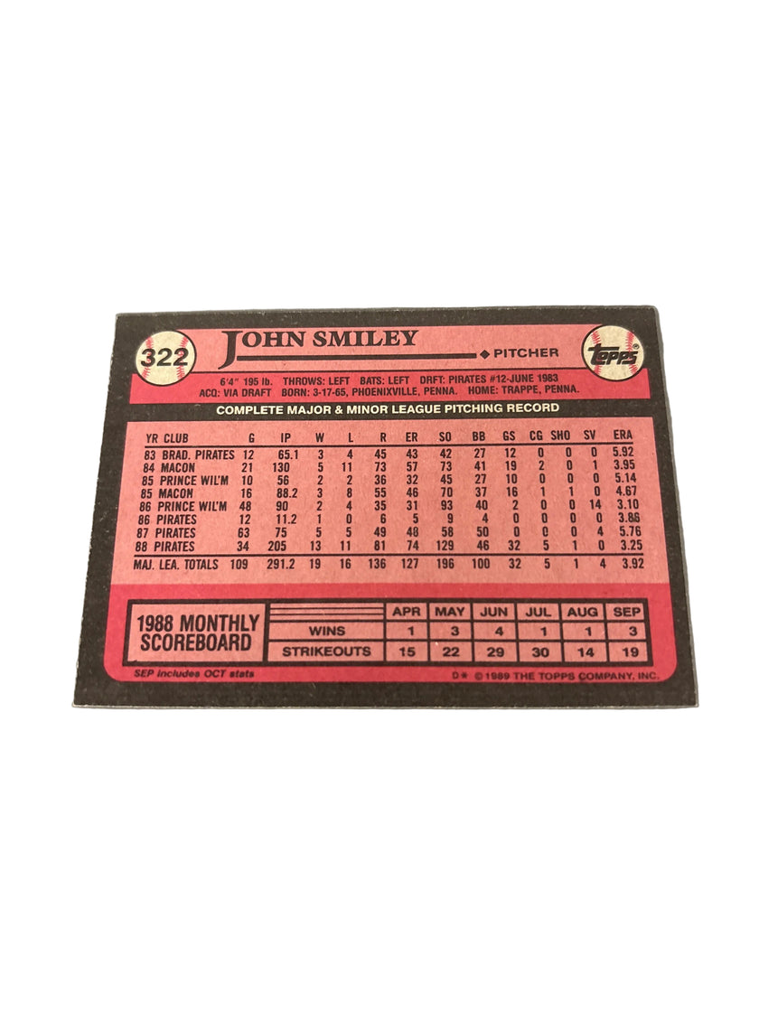 Topps John Smiley