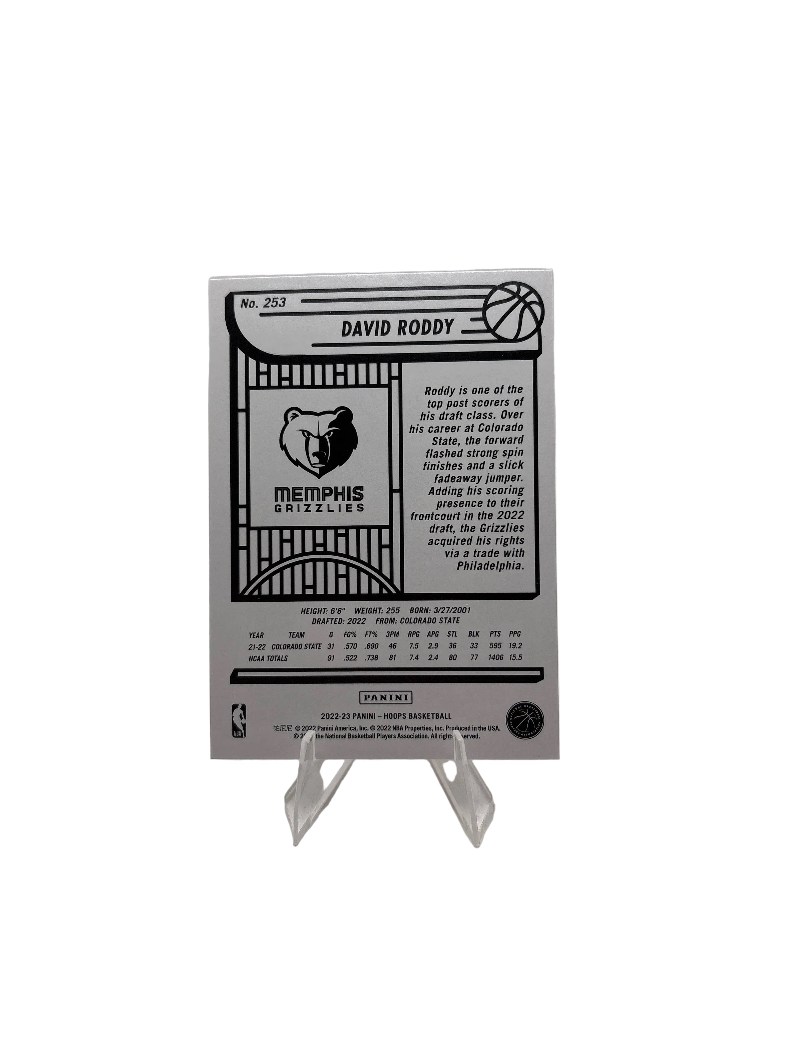 NBA Hoops David Roddy