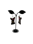 Camo bunny earrings