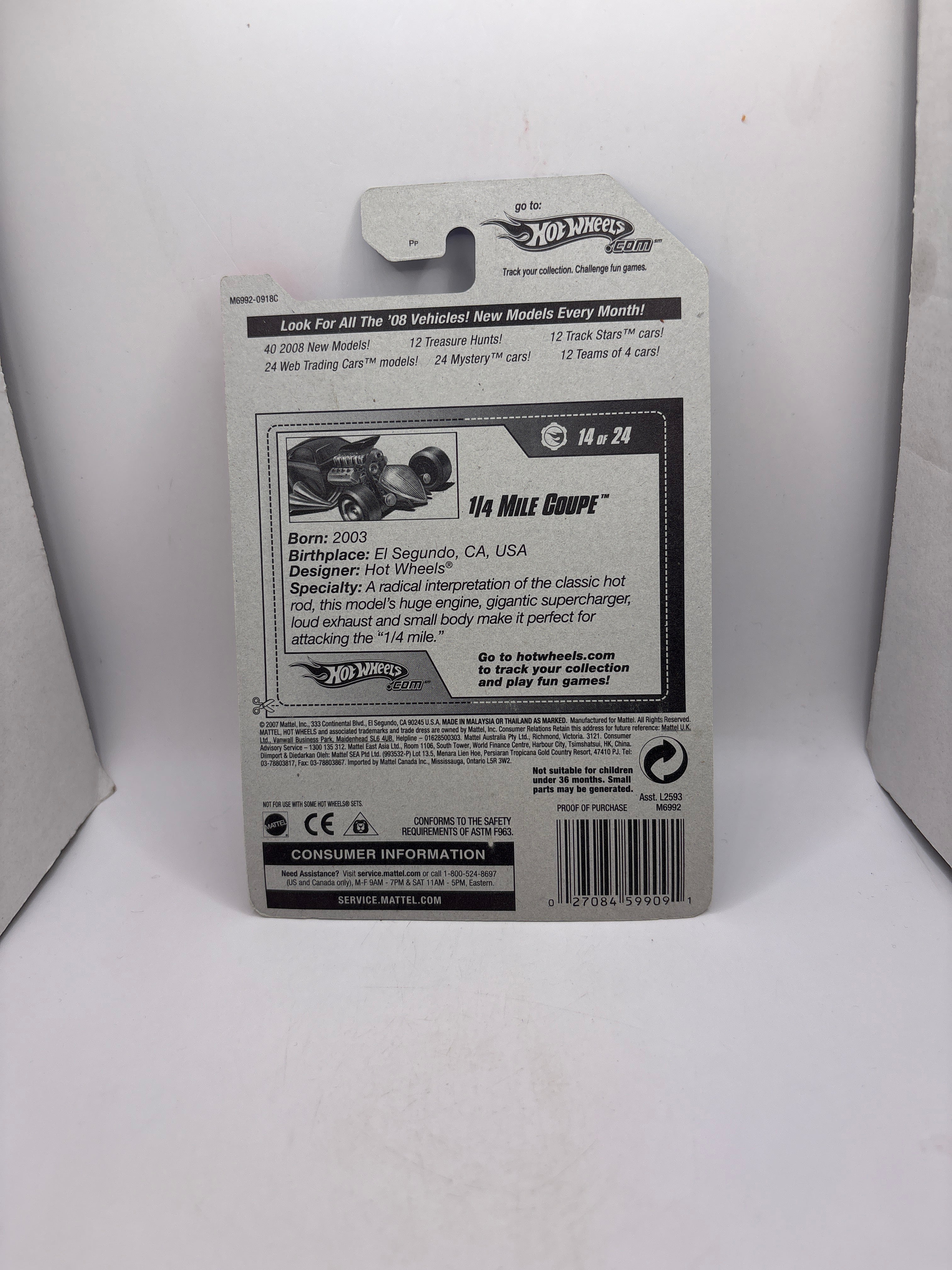 Hot Wheels 1/4 Mile Coupe Diecast