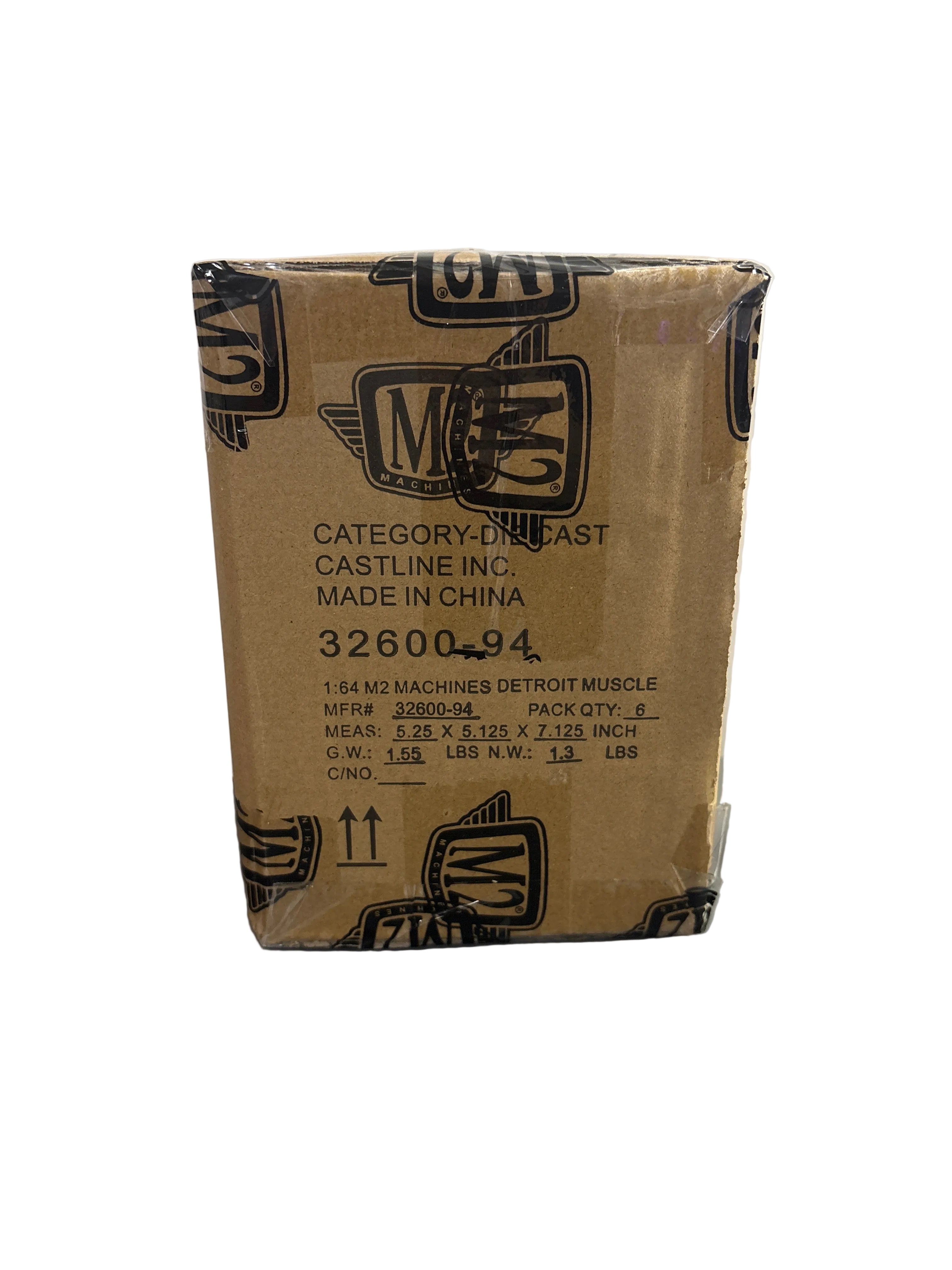 M2 Detroit Muscle Sealed Case Diecast multi color