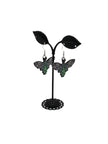 Bud butterfly earrings