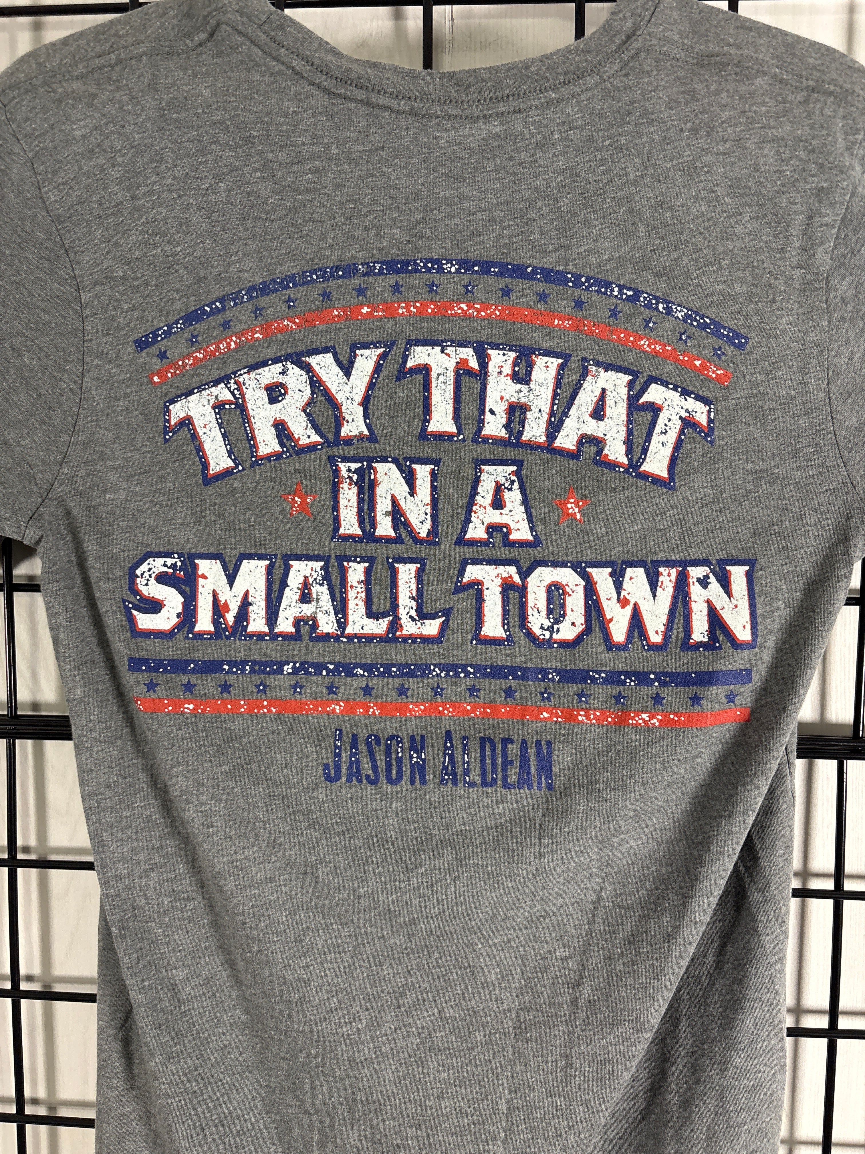 Jason Aldean T Shirt gray