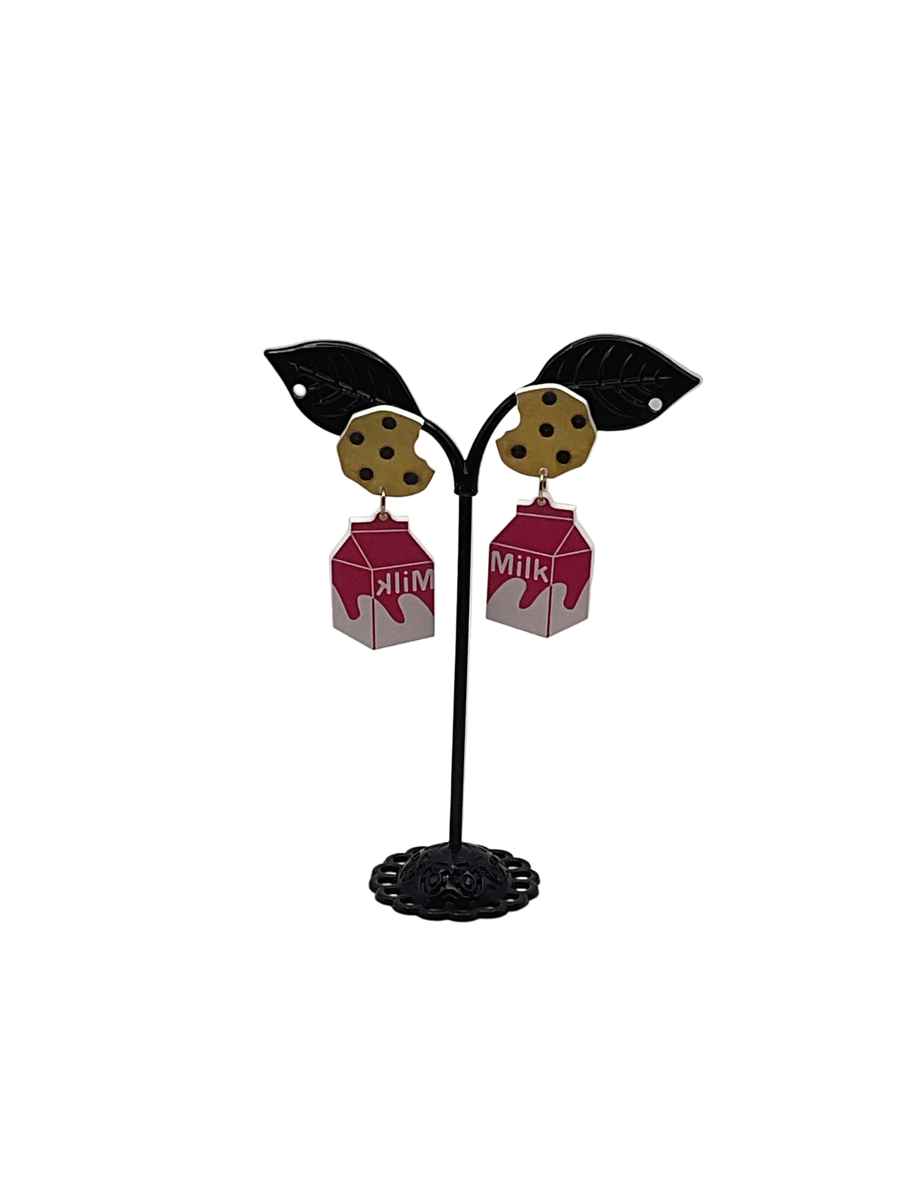 Milk and Cookie Earrings