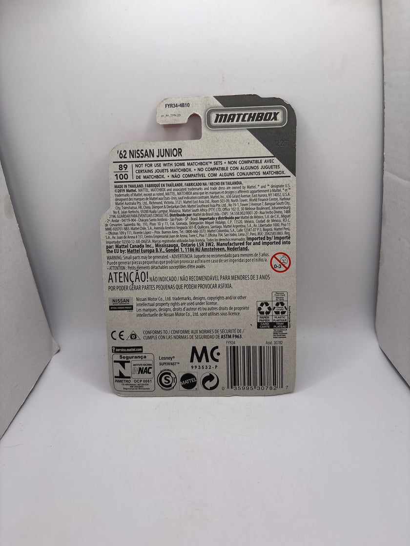 Caja de cerillas 62 Nissan Junior Diecast