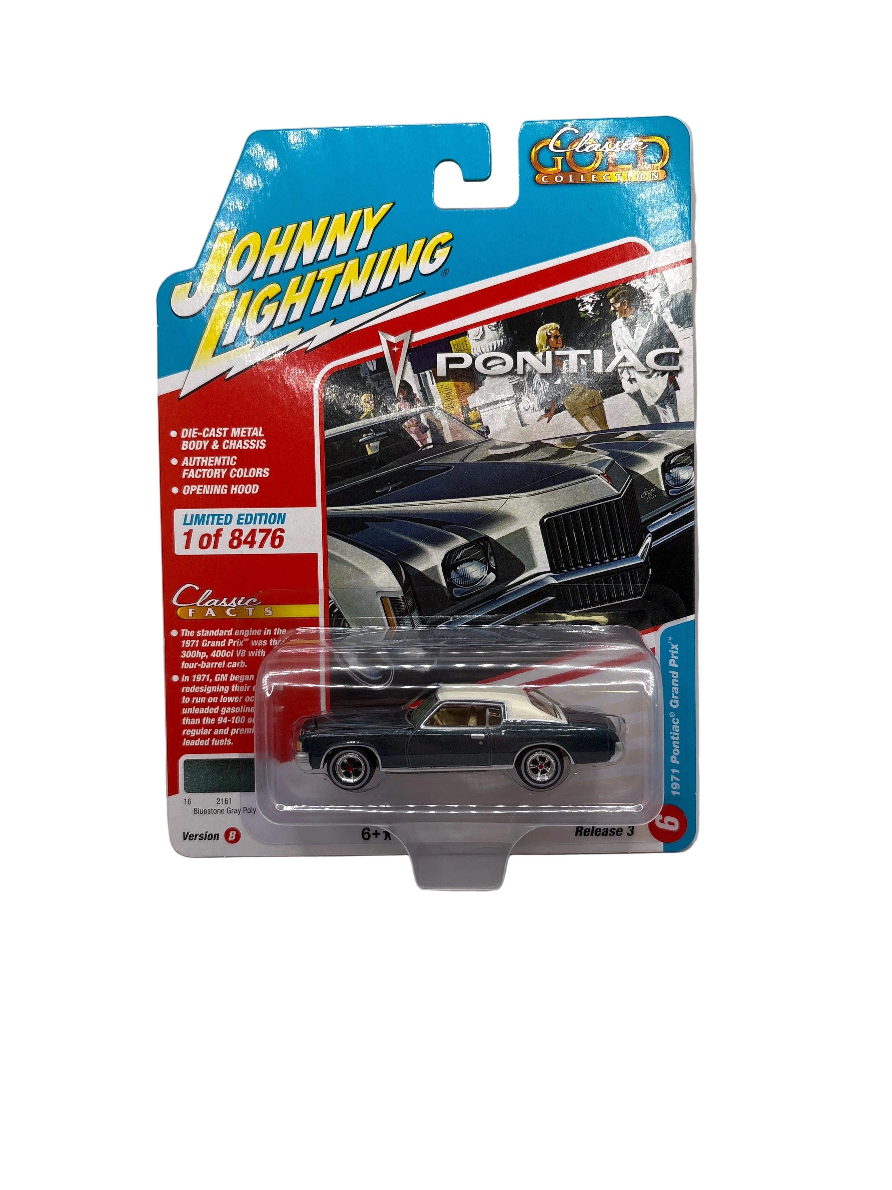 Johnny Lightning 1971 Pontiac Grand Prix Diecast