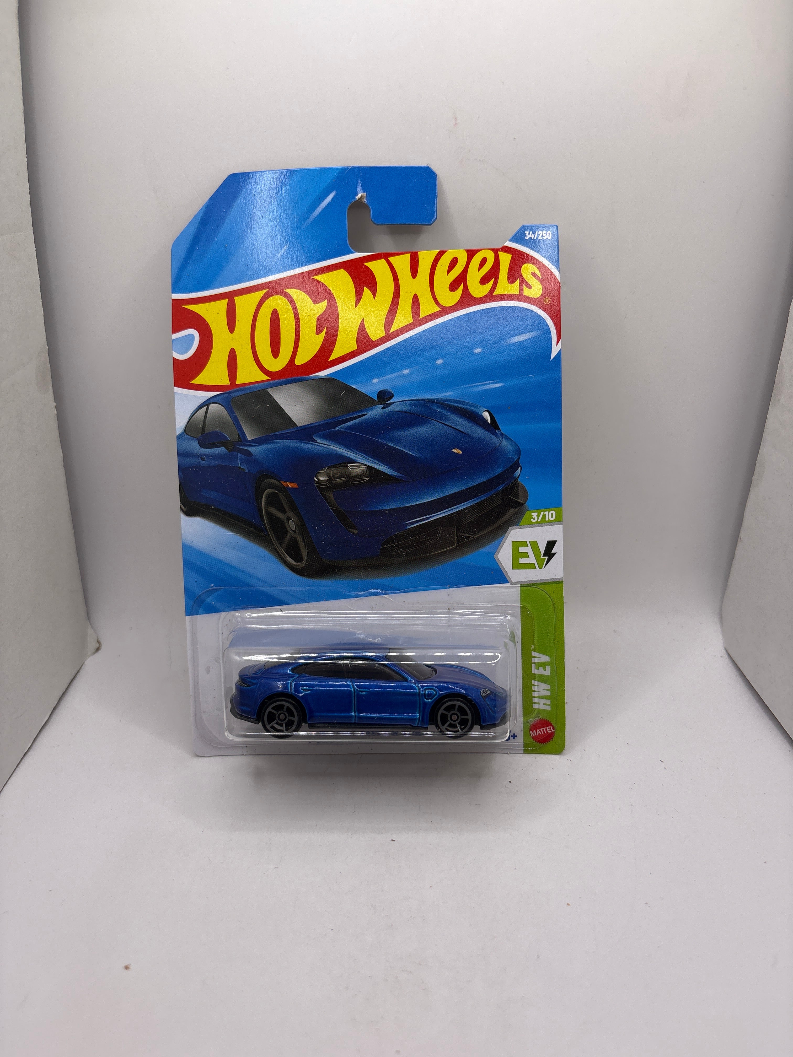 Hot Wheels Porsche Taycan Turbo S Diecast Blue