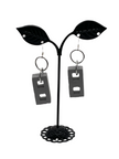 Cinder block earrings