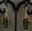 Cactus earrings