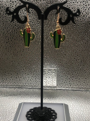 Cactus earrings