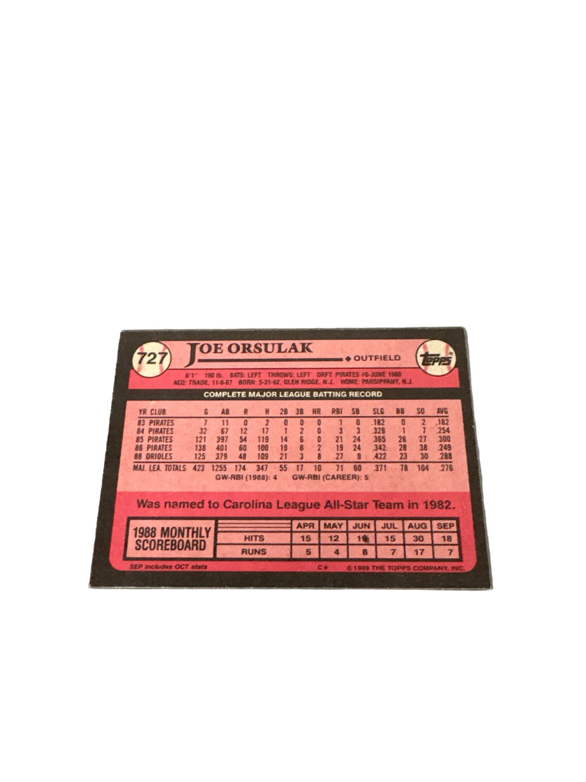 Topps Joe Orsulak