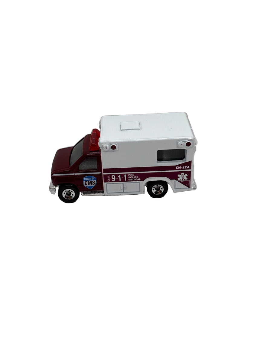 Matchbox Ambulance Diecast red