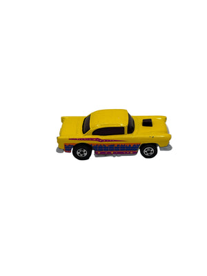 Hot Wheels 55 Chevy Diecast yellow