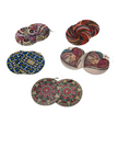Colorful circle earrings