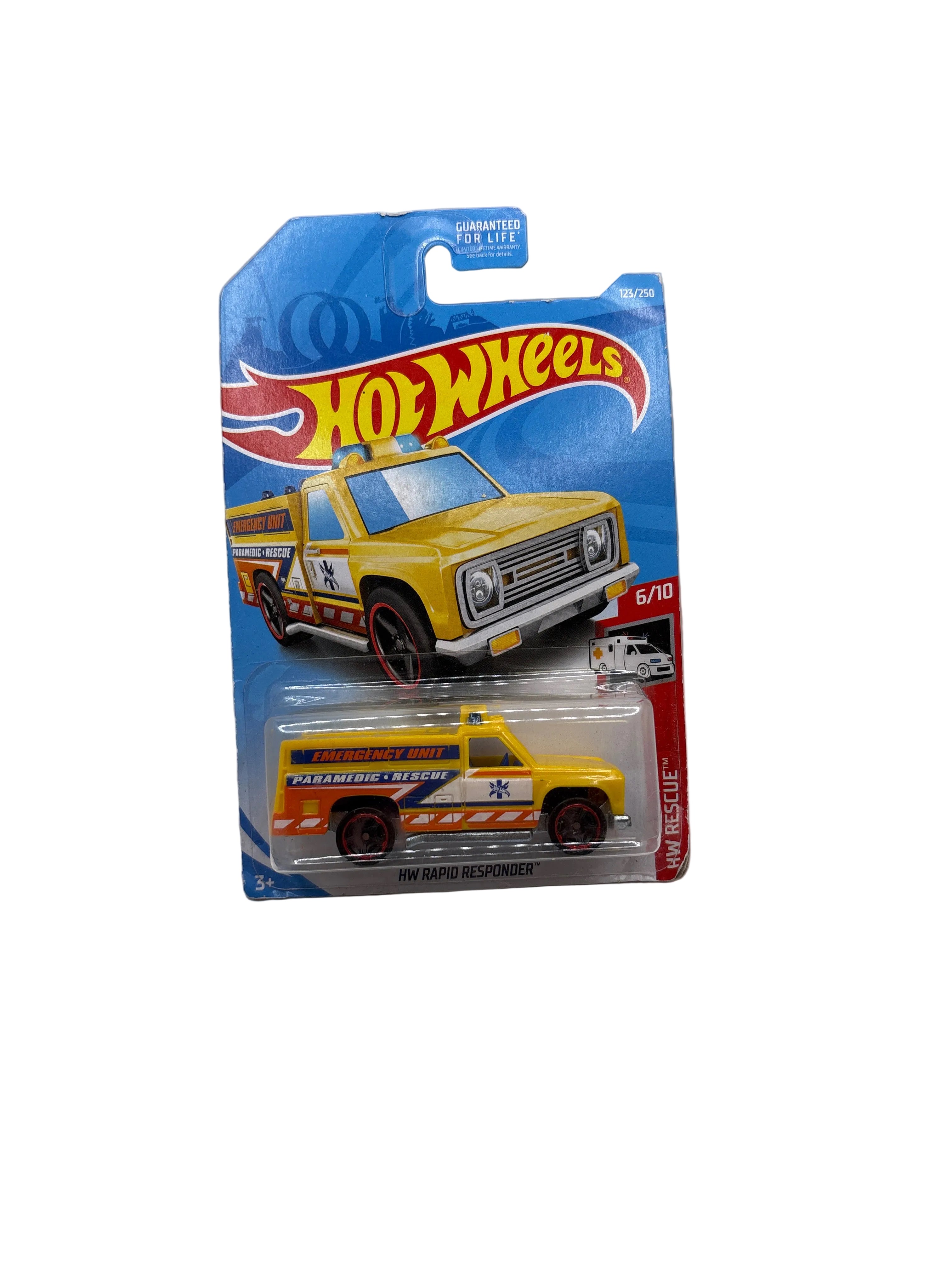 Hot Wheels HW Rapid Responder Diecast yellow
