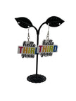 Hello,Grade school Earrings