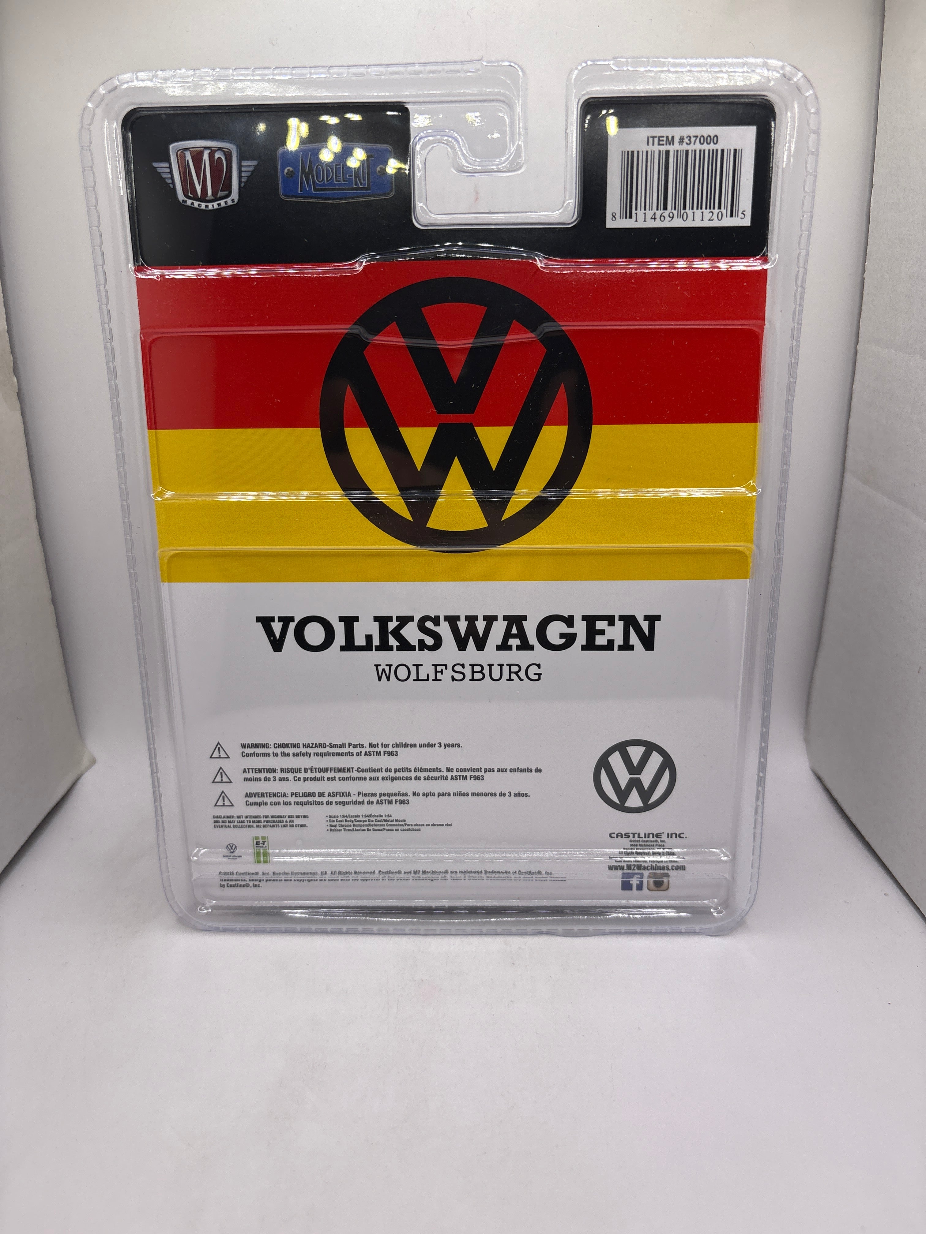 M2 1958 VW Microbus 15 Window USA Model Diecast