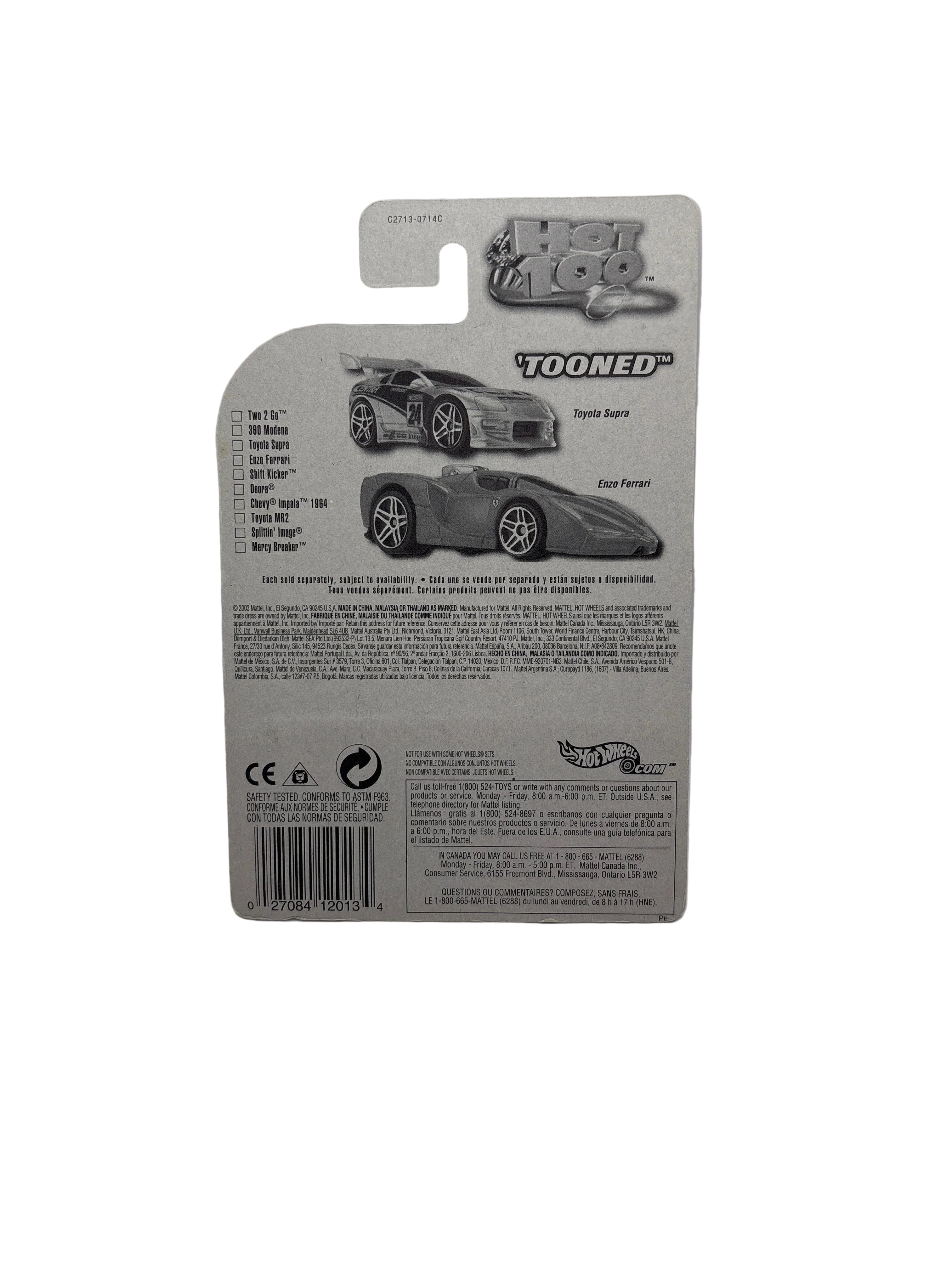 Hot Wheels Tooned Furiosity Diecast blue