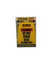 Warning Do Not Dumb Here No Dumb Area Sign yellow