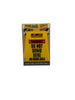 Warning Do Not Dumb Here No Dumb Area Sign yellow