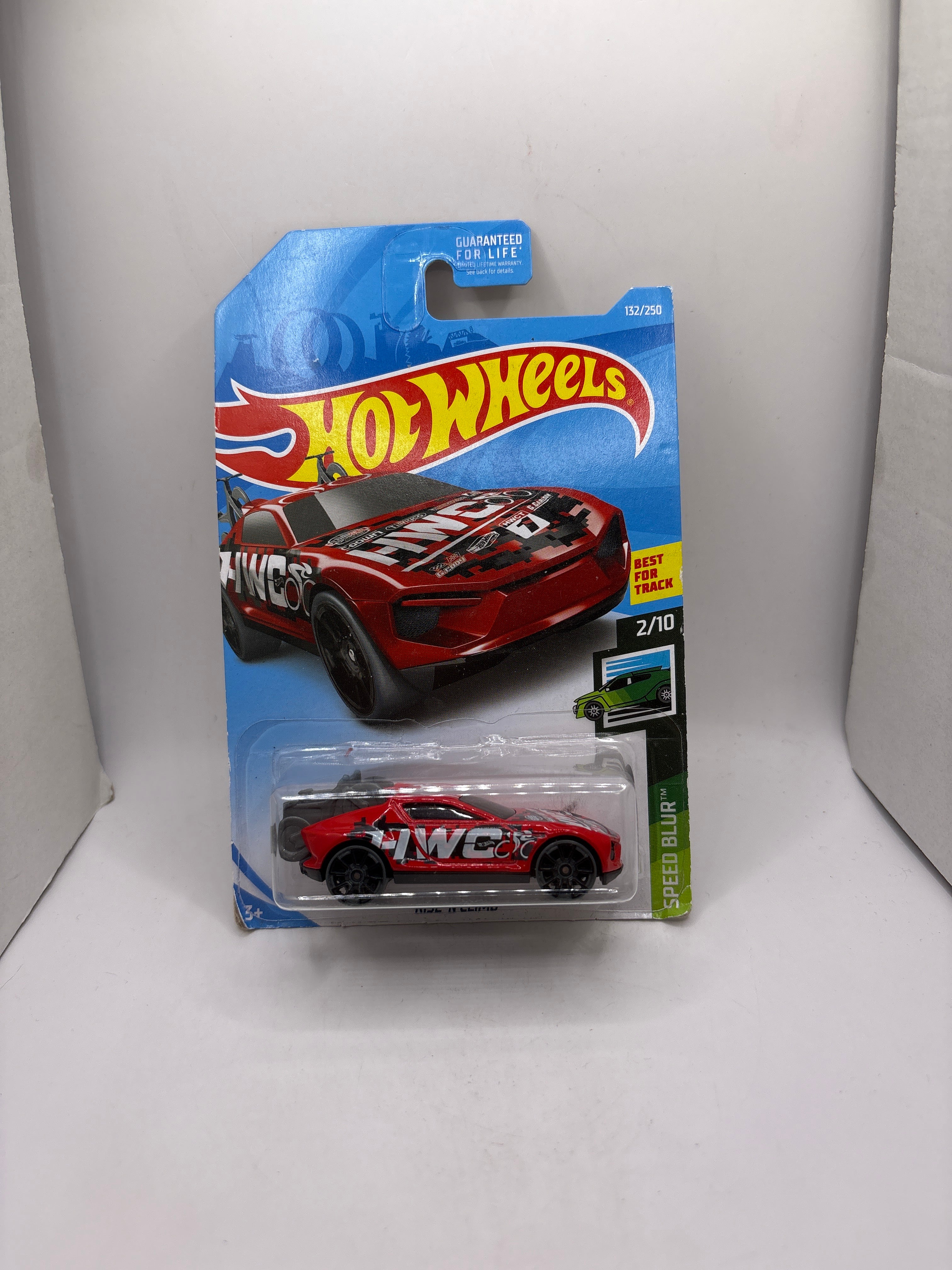 Hot Wheels Rise N Climb Diecast red