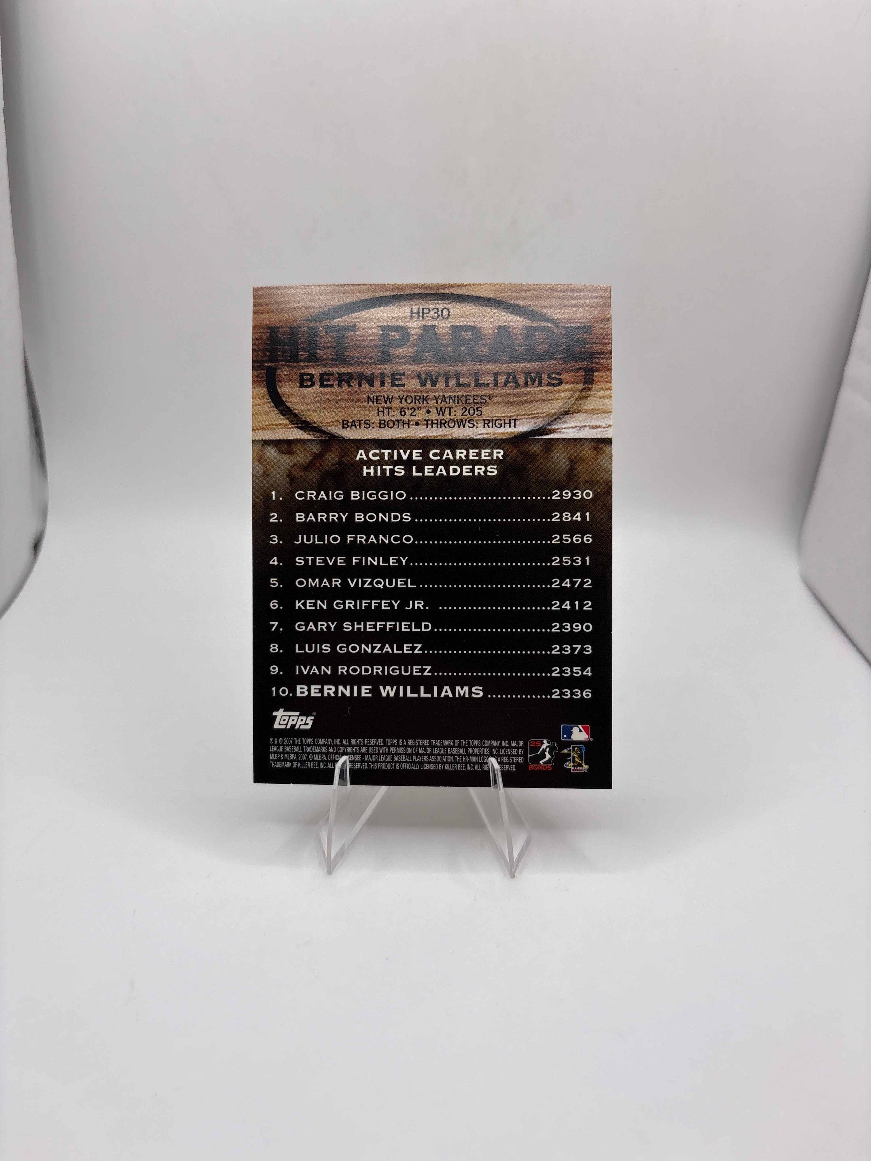 Topps Bernie Williams
