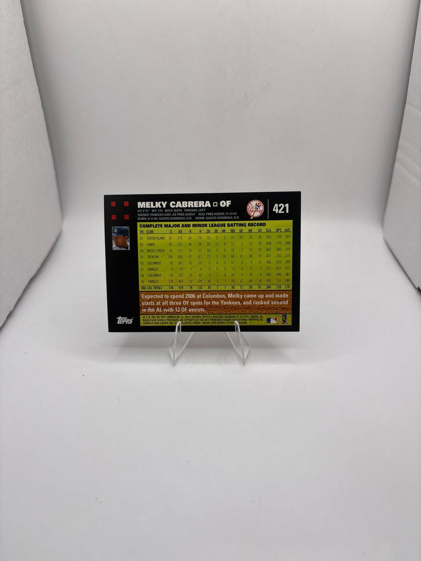 Topps Melky Cabrera