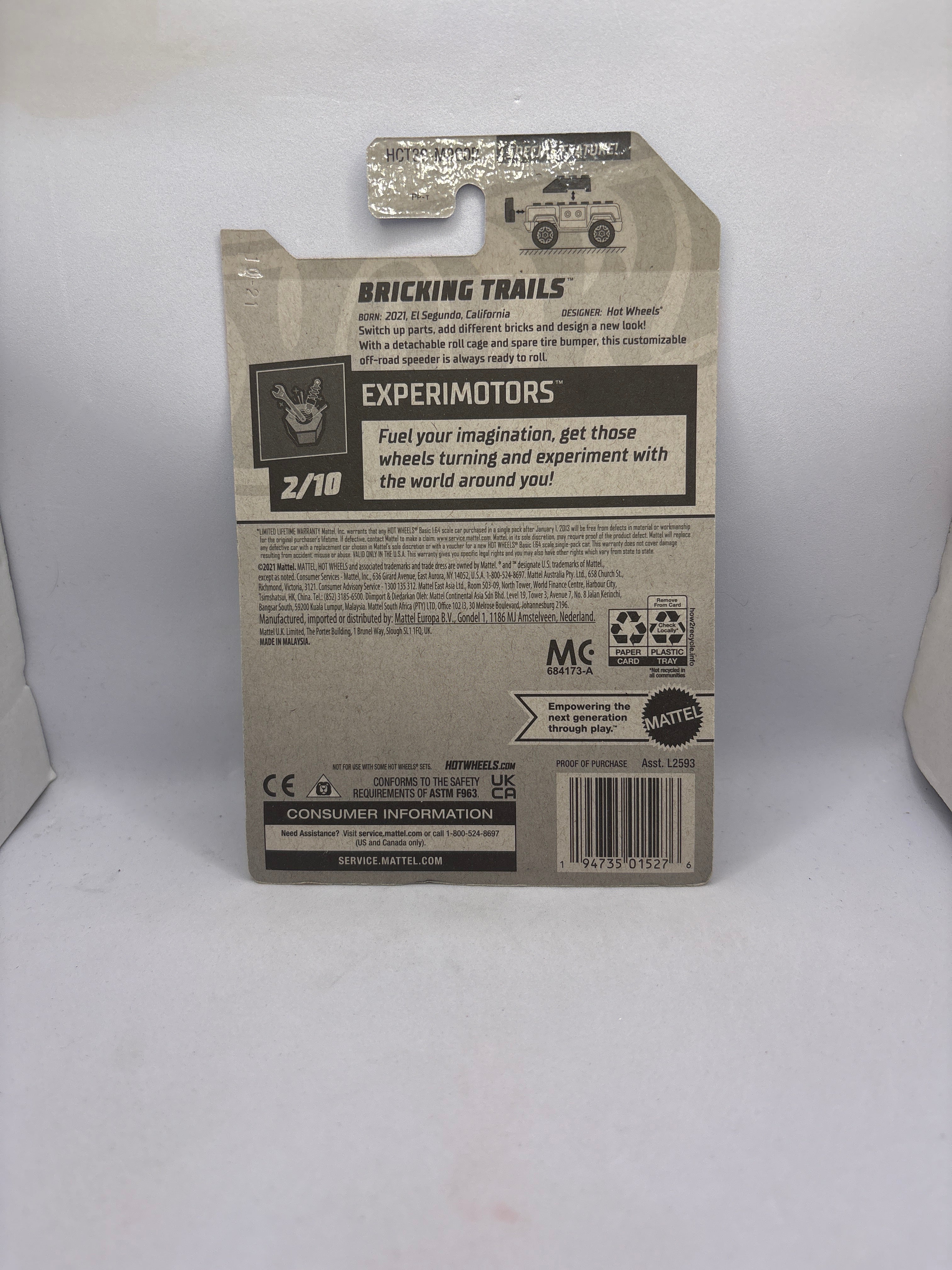 Hot Wheels Bricking Trails Diecast