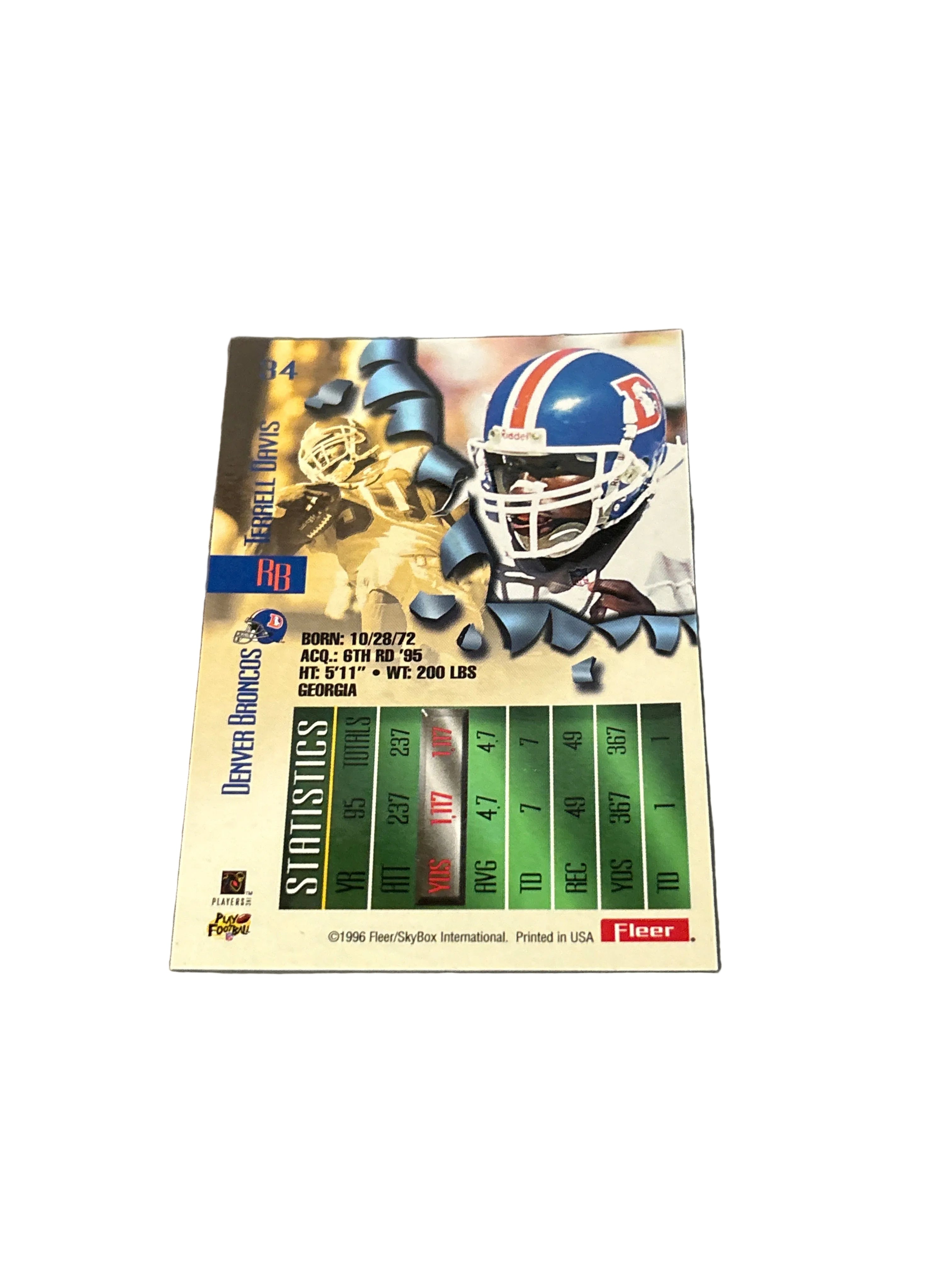 Fleer Terrell Davis