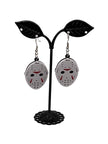 Jason Voorhees Mask Earrings