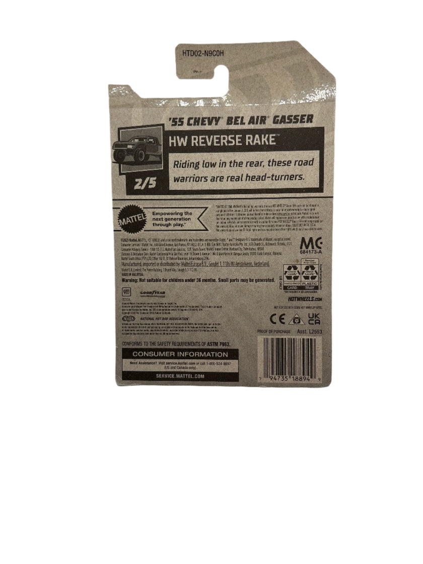 Hot Wheels 55 Chevy Bel Air Gasser Diecast