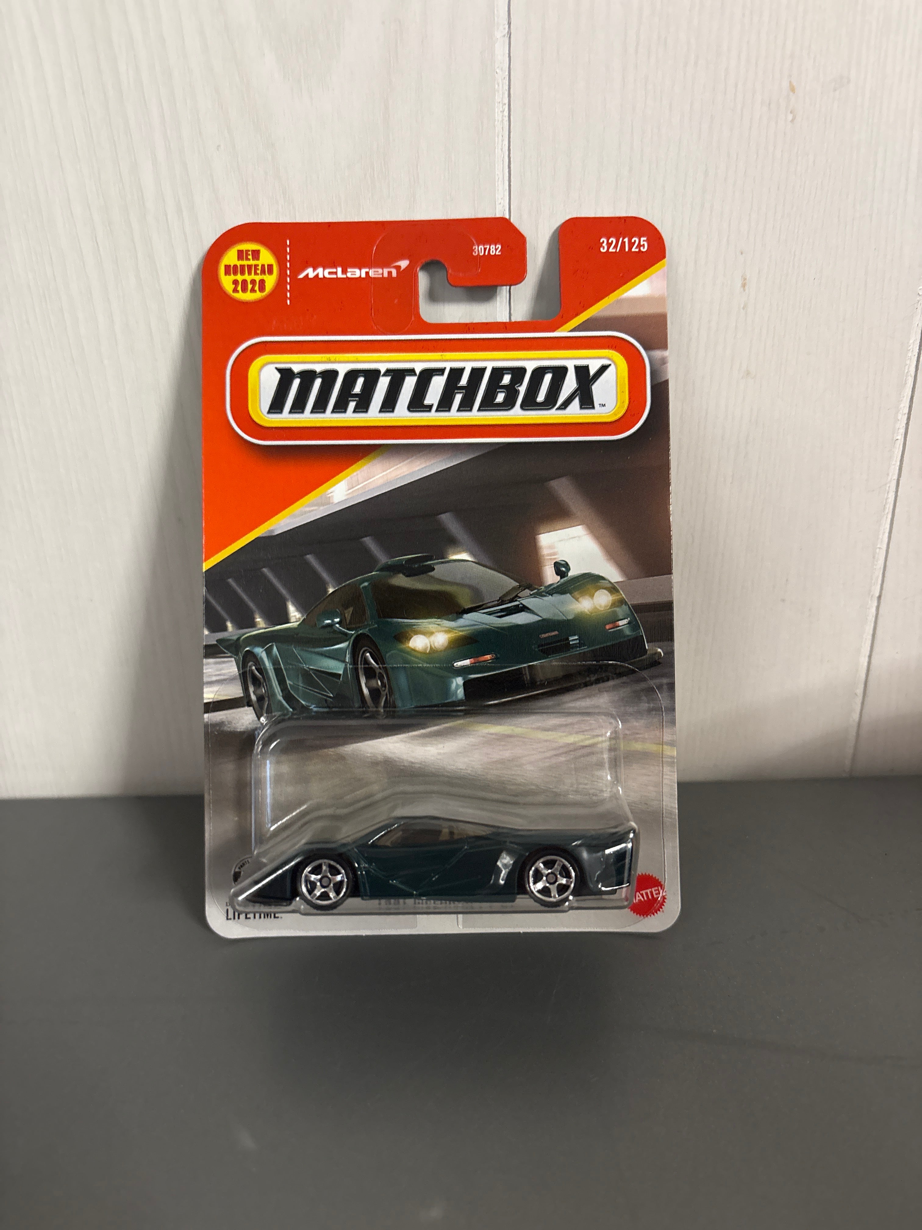 Matchbox 1997 McLaren F1 GT Diecast green
