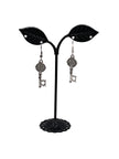St. Benedict Key Medal Earrings