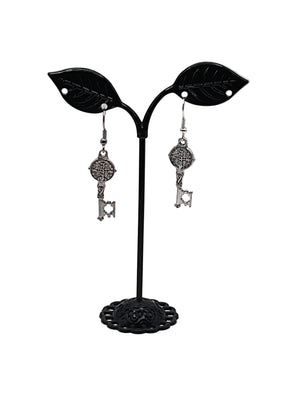 St. Benedict Key Medal Earrings