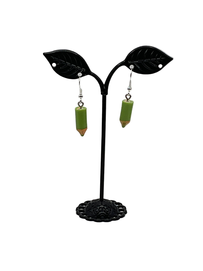 Tiny Colorful Pencil Earrings