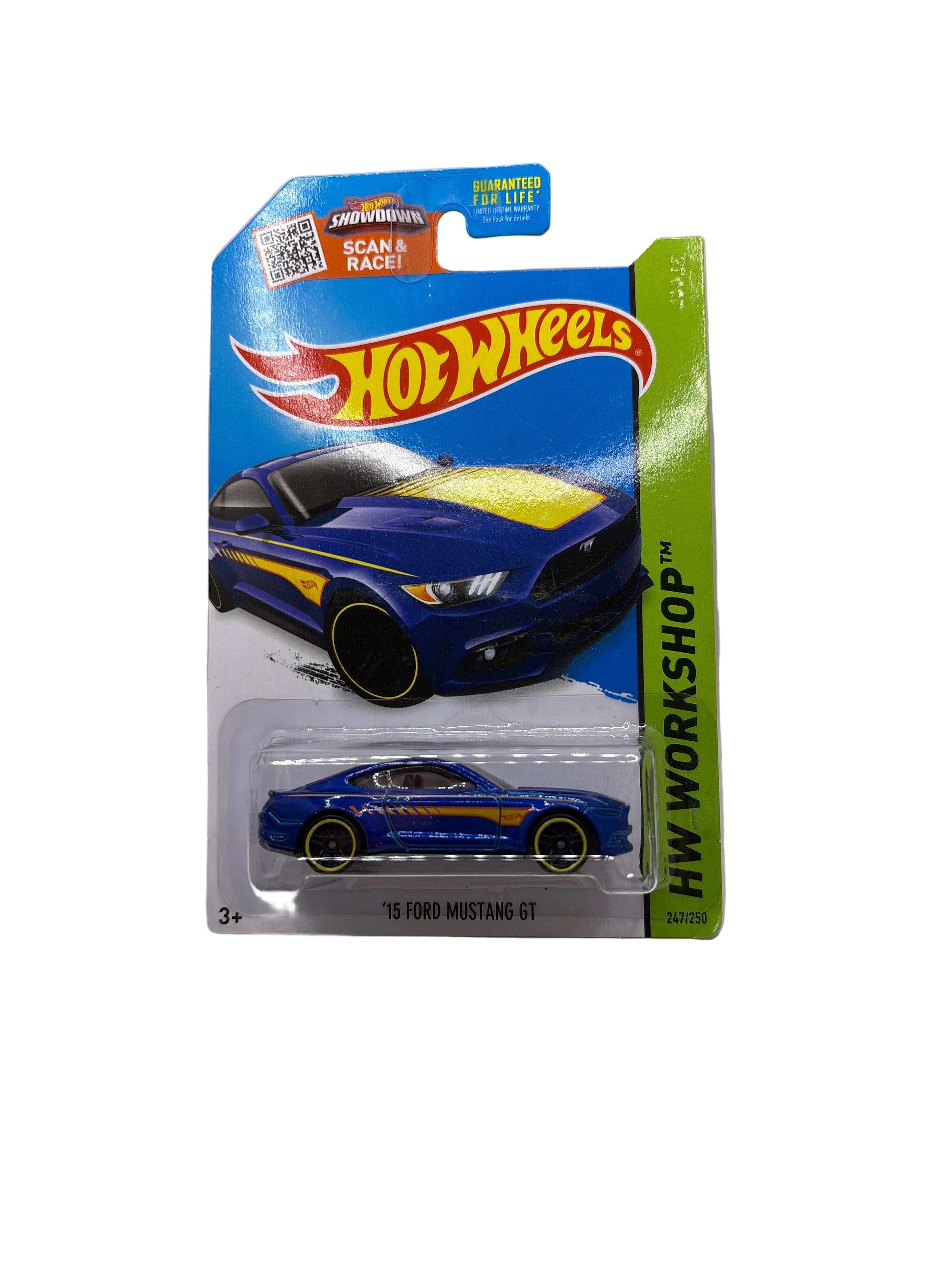Hot Wheels 15 Ford Mustang GT Diecast blue