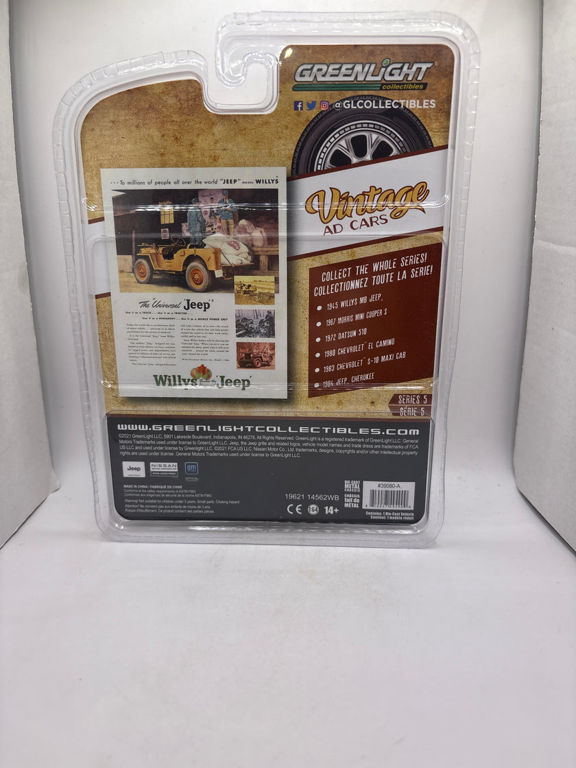 Luz verde 1945 Willys MB Jeep fundido a presión