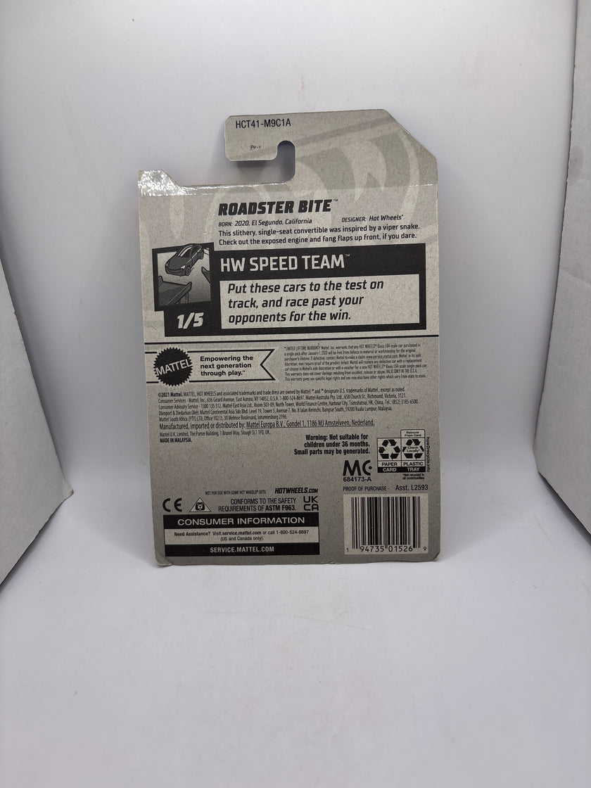 Hot Wheels Roadster Bite Diecast