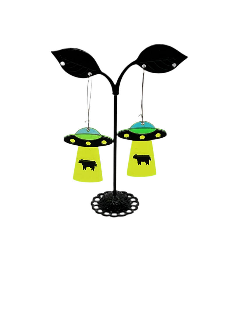 UFO earrings