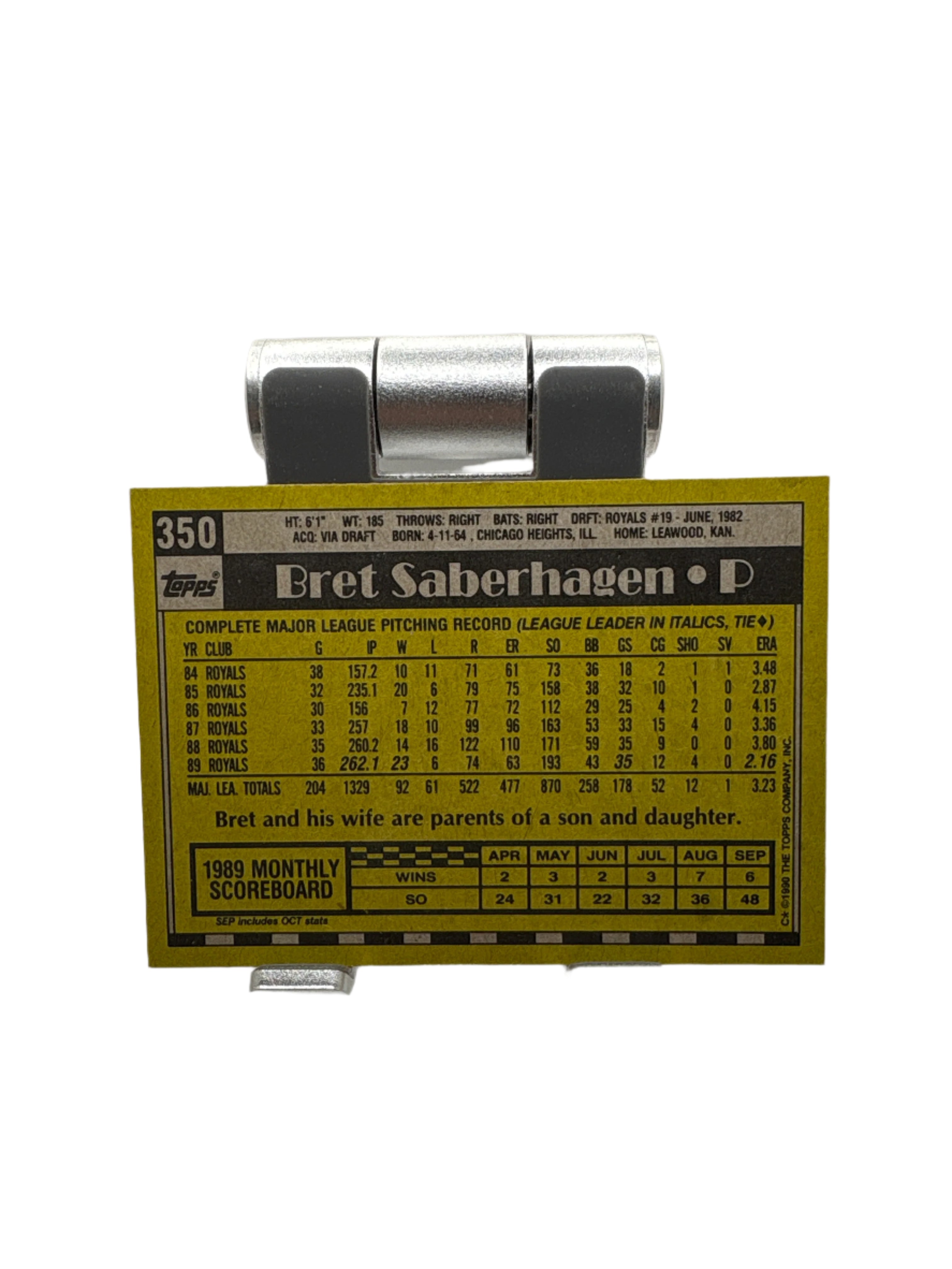 Topps Bret Saberhagen