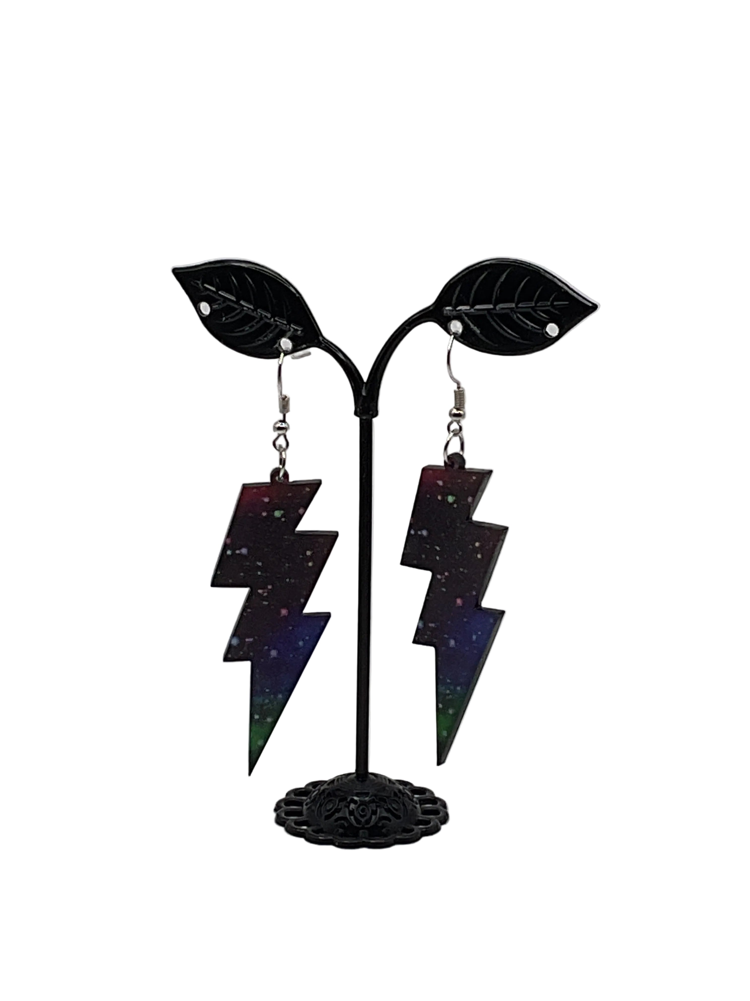 Lightning and Star Earrings