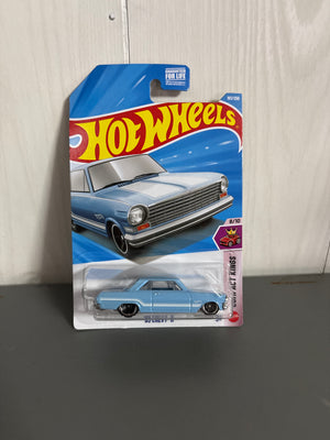 Hot Wheels 63 Chevy II Diecast blue