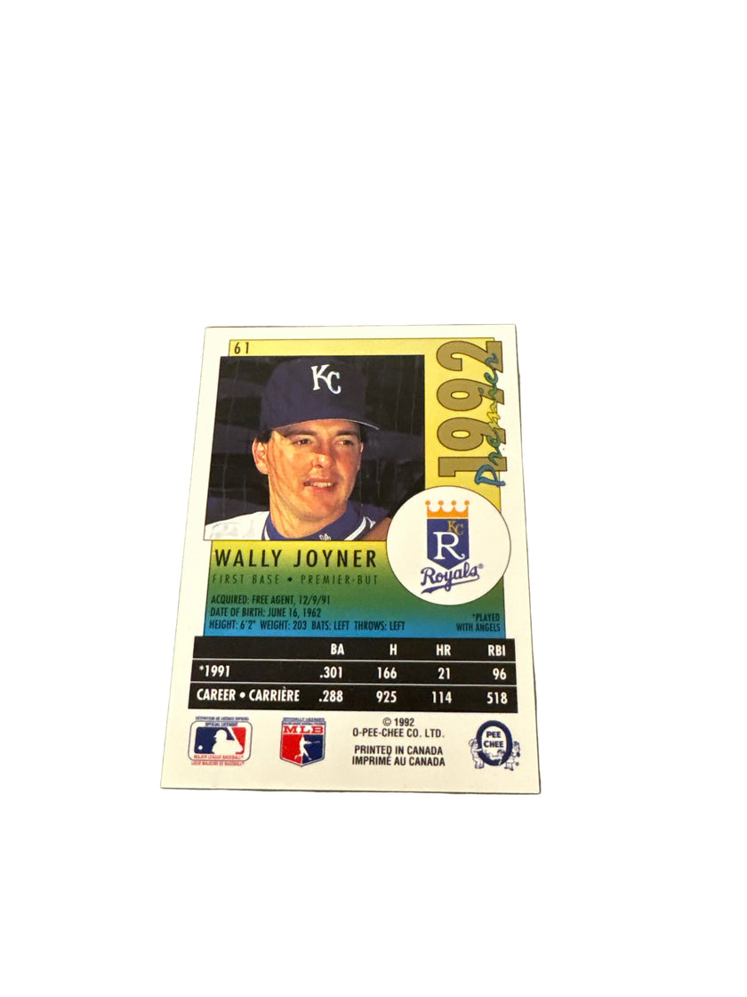 Premier Wally Joyner