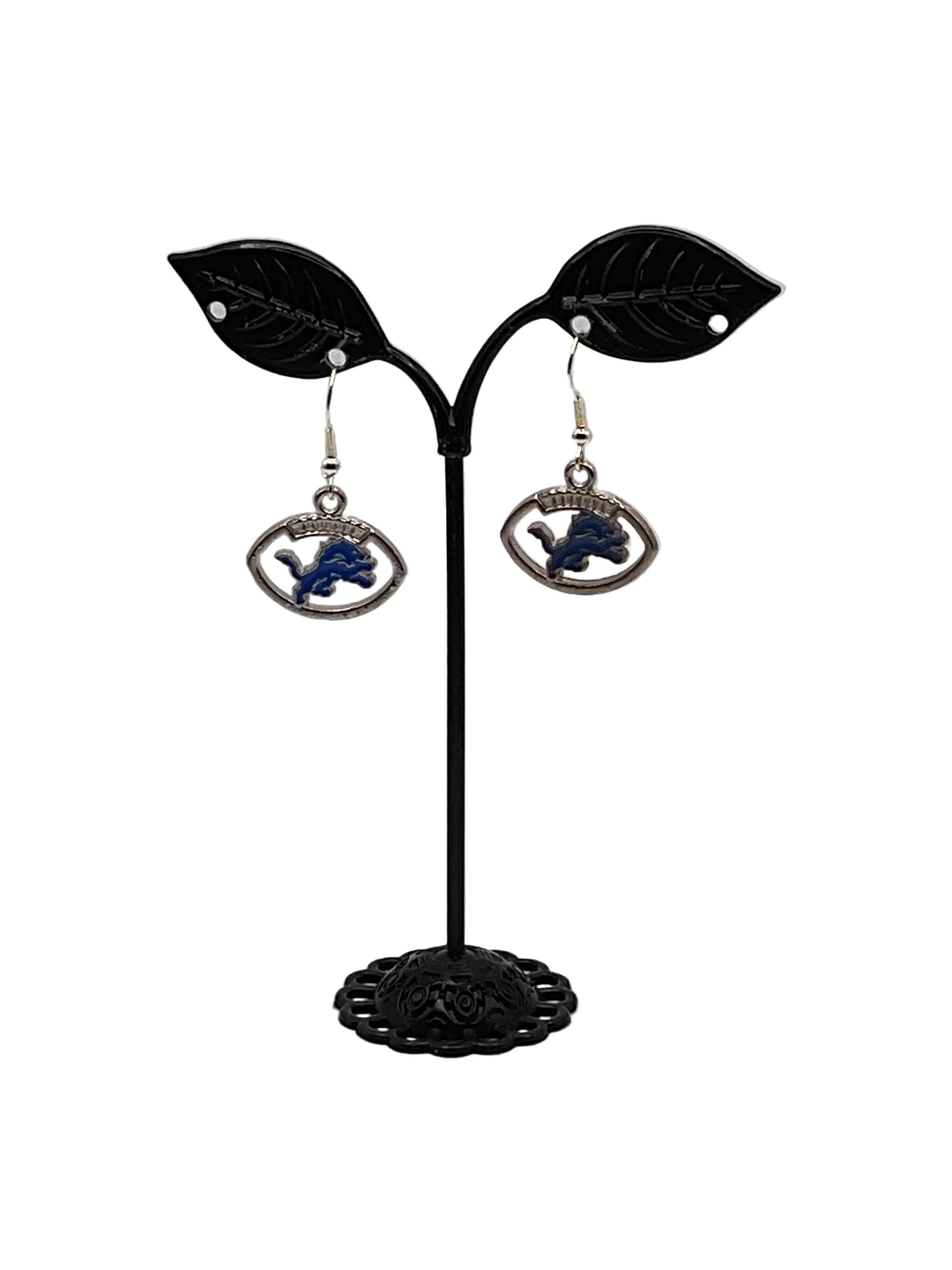 Football Shaped Football Earrings