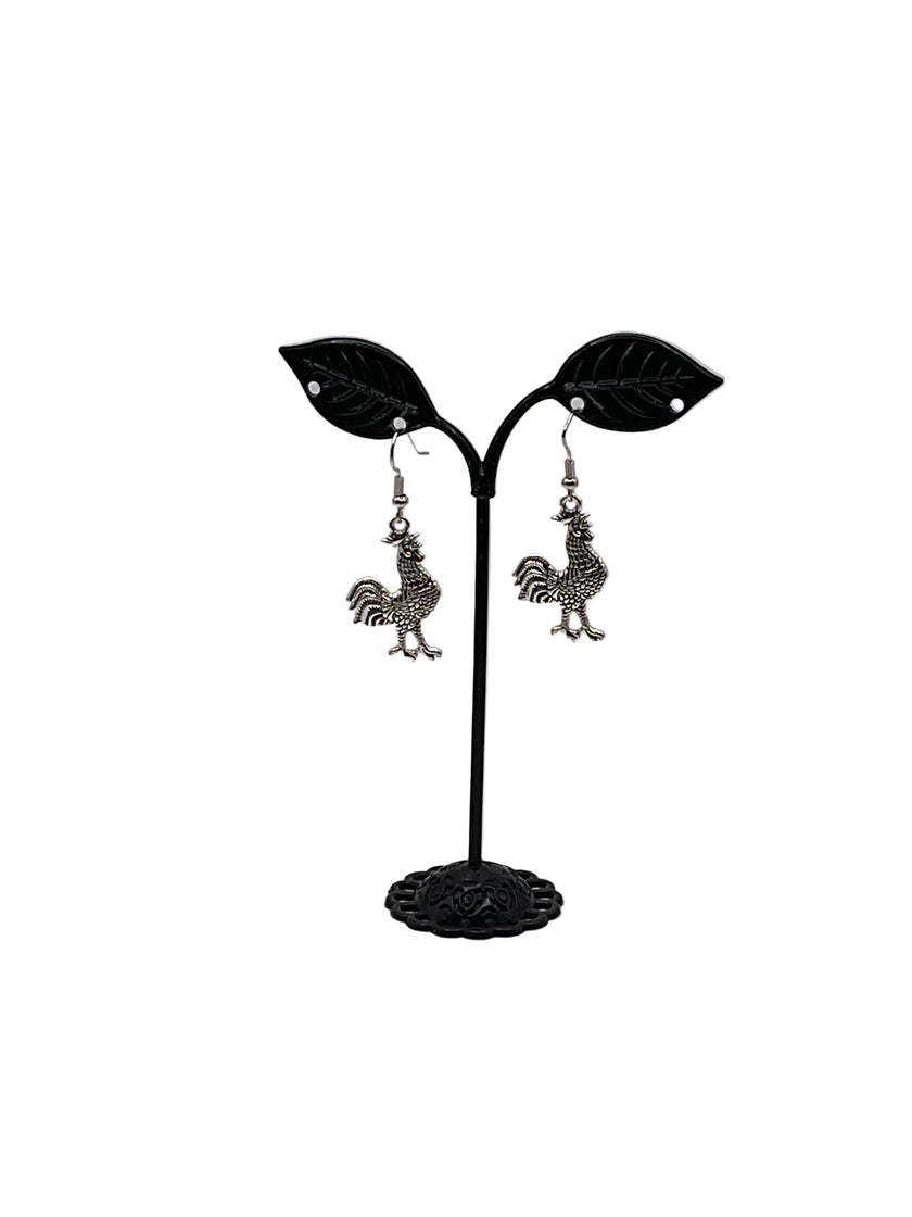 Rooster Earrings