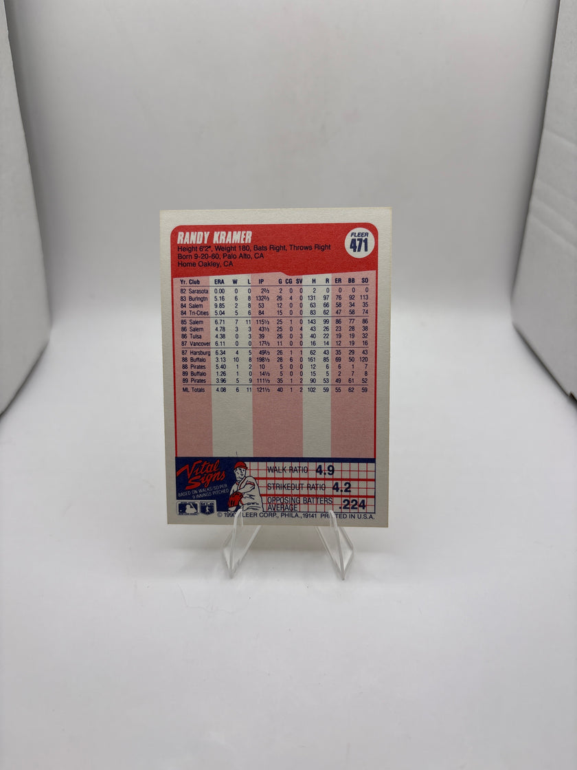Fleer Randy Kramer
