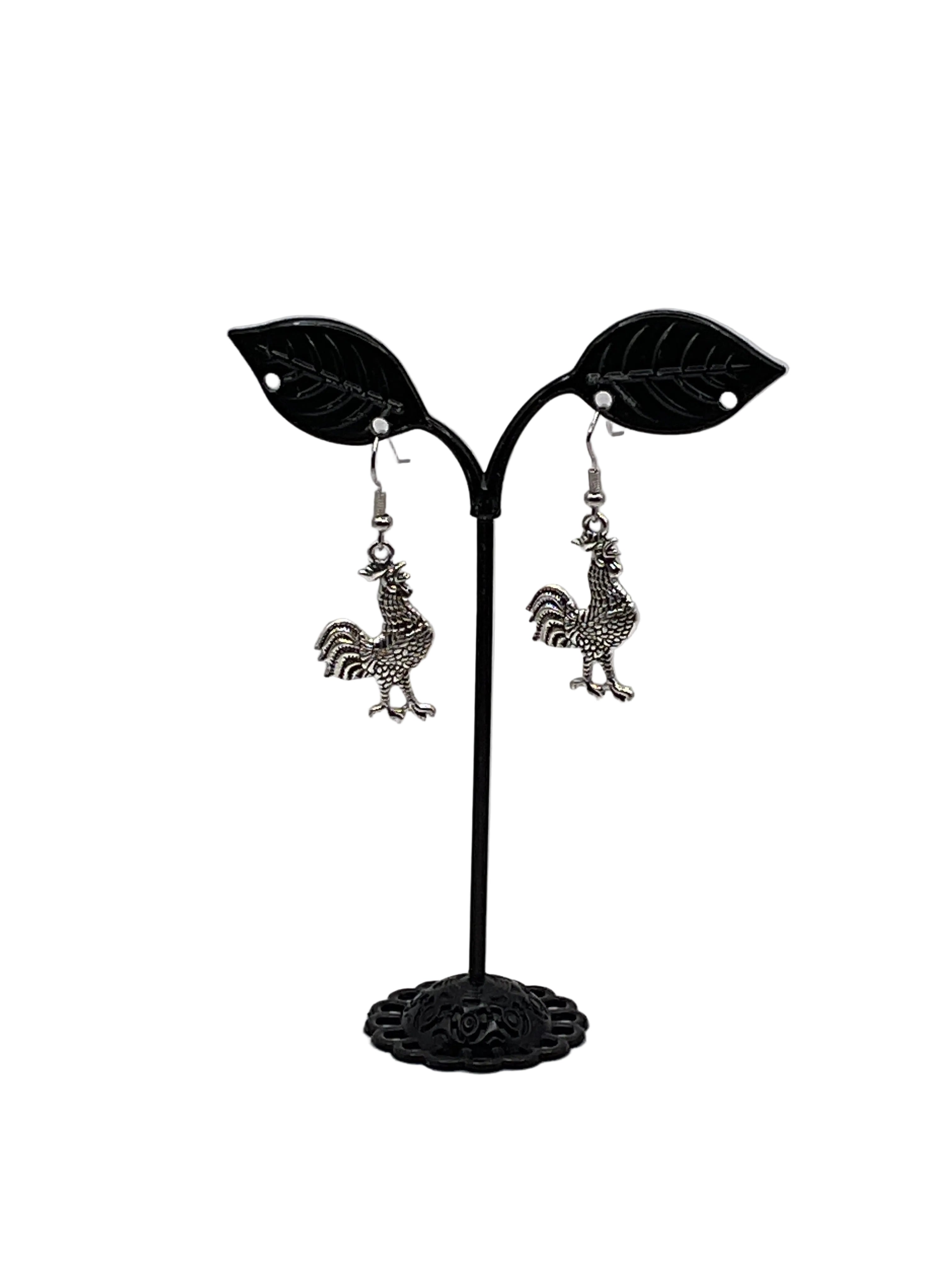 Rooster Earrings