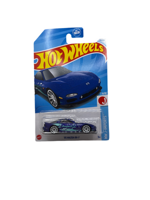 Hot Wheels 95 Mazda RX-7 Diecast blue