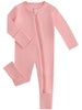 PoshTOT Peach Bamboo Baby Convertible Zippy Romper